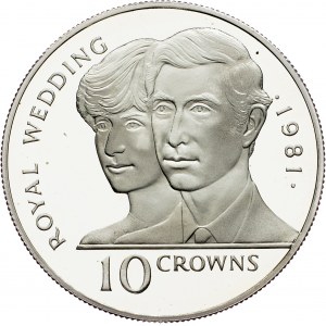 Turks and Caicos Islands, 10 Crowns 1981