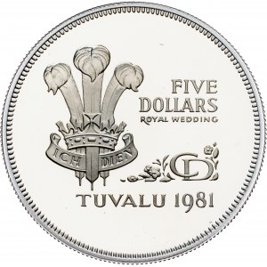 Tuvalu, 5 Dollars 1981
