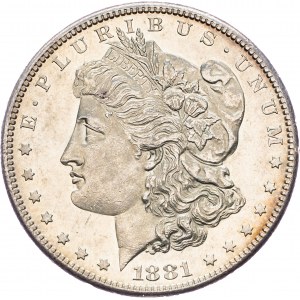 USA, Morgan Dollar 1881, San Francisco