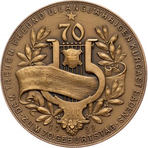 Austria-Hungary, Medal 1922, J. Prinz