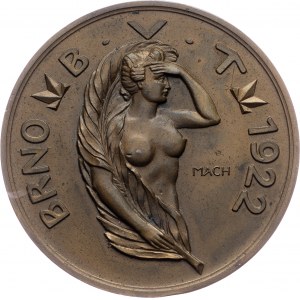 Czechoslovakia, Medal 1922, Mach