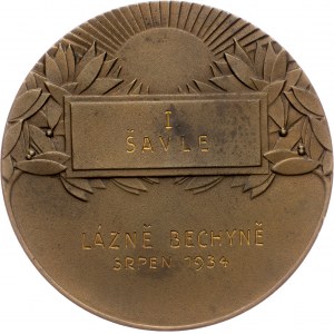 Czechoslovakia, Medal 1934, F. Fraisse