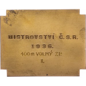 Czechoslovakia, Medal 1936, K. Otáhal
