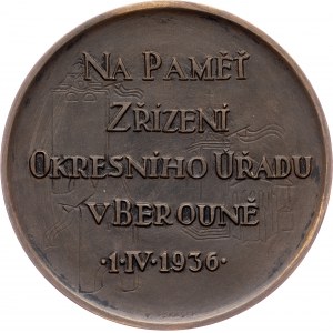 Czechoslovakia, Medal 1936, Vokálek