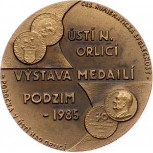 Czechoslovakia, Medal 1985, Dušek R.T.