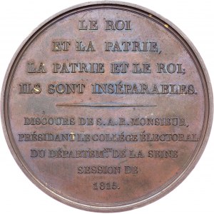 France, Medal 1815, Gatteaux