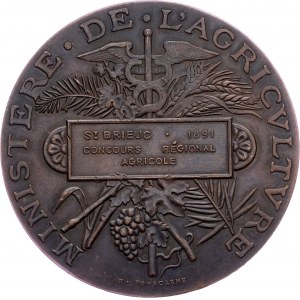 Frankreich, Medaille 1891, Ponscarme