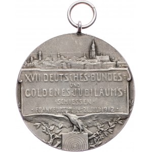 Germany, Shooting medal 1912, Frankfurt