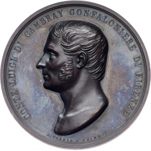 Italy, Medal 1843, A, Fabris