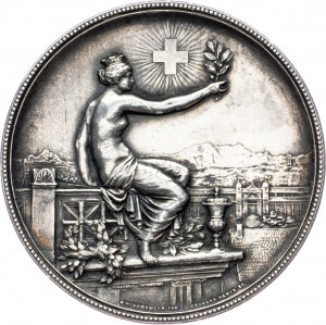 Switzerland, Shooting medal 1895, Zürich