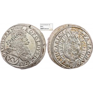Leopold I., 15 Kreuzer 1674, Pressburg