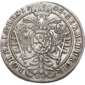 Leopold I., 1 Thaler 1702, Prague