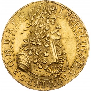 Leopold I., 10 Dukats 1690, Hall