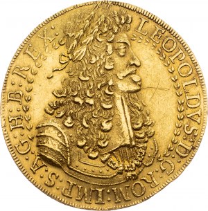 Leopold I., 10 Dukats 1690, Hall