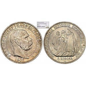 Franz Joseph I., 5 Korona 1907, KB, Kremnitz