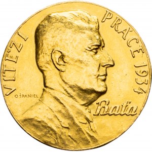 Tomáš Baťa, Medal 1934, Otakar Španiel, Kremnitz