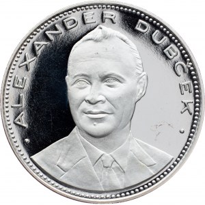 Czechoslovakia, 20 Dukat, Medal 1968, Alexander Dubček