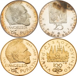Czechoslovakia, Medal Set 1969, Artia, J. E. Purkyně