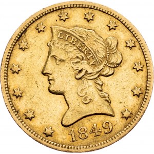 USA, 10 Dollars 1849, Philadelphia