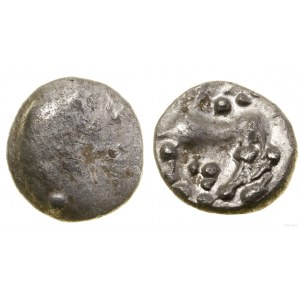 Combatants, kleinsilber Roseldorf II type coin, 1st century BC