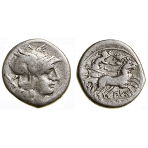 Römische Republik, Denar, 169-158 v. Chr., Rom