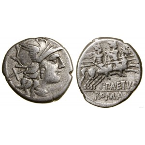 Republika Rzymska, denar, 138 pne, Rzym