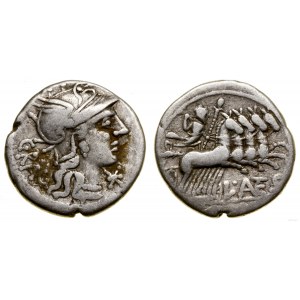 Republika Rzymska, denar, 136 pne, Rzym