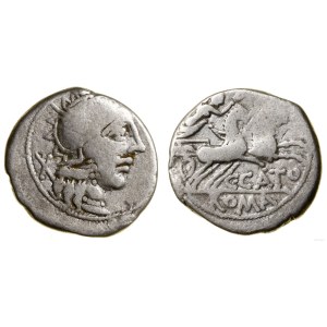 Římská republika, denár, 123 př. n. l., Řím