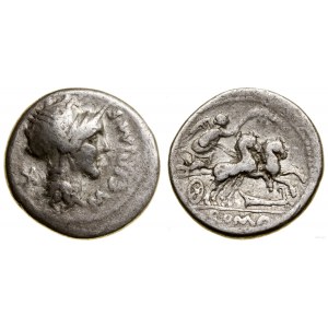 Římská republika, denár, 115-114 př. n. l., Řím