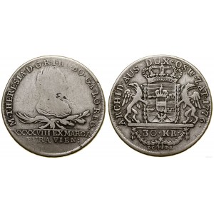 Polska, 30 krajcarów (dwuzłotówka), 1776 IC FA, Wiedeń