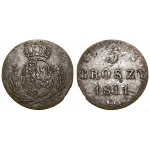 Polsko, 5 groszy, 1811 IS, Varšava