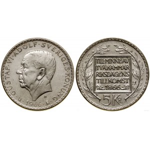 Szwecja, 5 koron, 1966, Sztokholm