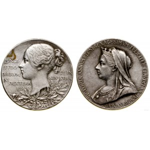 Wielka Brytania, medal na pamiątkę 60. rocznicy panowania Wiktorii, 1897