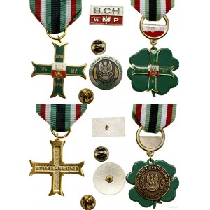 III Rzeczpospolita Polska (od 1989), zestaw 4 odznak i odznaczeń