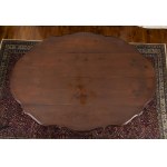 French mahogany table - late 19th century, with central stump Height x width x depth: 77 x 173 x 128 cm. Item condition grading: **** buono.