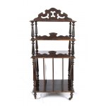 English Victorian étagère - 19th century, made of rosewood. Height x width x depth: 90 x 47 x 38 cm. Item condition grading: **** good.