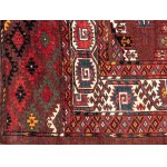 A Yomut carpet - TURKMENISTAN, early 20th century, Dimensions: 352 x 235 cm. Item condition grading: **** good.