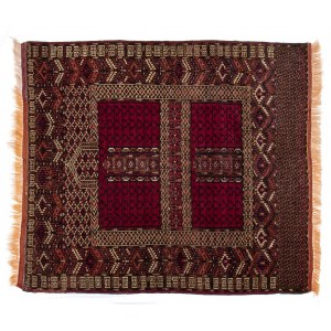 An Ensi carpet - TURKMENISTAN, late 19th century, Dimensions: 130 x 150 cm. Item condition grading: **** good.