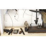 Model of an Italian sailing ship - 19th century, scaled hull and wooden parts, canvas sails. Height x width x depth: 111 x 120 x 30 cm. Item condition grading: *** fair (defects and missing parts).
