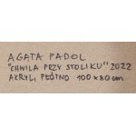 Agata Padol (nar. 1964), Chvíle u stolu, 2022