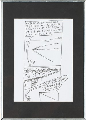 Marek Raczkowski (ur. 1959, Warszawa), Wyjaśniła się zagadka, komiks satyryczny