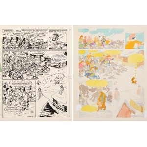 Szarlota Pawel (1947 - 2018 ), Gold of Alaska, planche et blaudruk n° 52, 1986