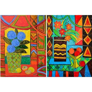 Elzbieta Ostrowska-Lysak, Summer Diptych, 2021