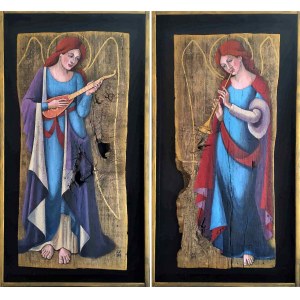 Anna Konikowska, Angelic Diptych, 2019