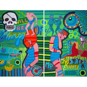 Marcin Painta, One and the Green Island I and II, 2015