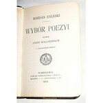 ZALEWSKI- WYBÓR POEZYI wyd. 1909