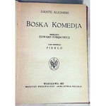 DANTE ALIGHIERI - BOSKA KOMEDIA wyd. 1922 piękna oprawa
