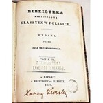 KRASICKI - DZIEŁA Tom VII wyd. Bobrowicza Lipsk 1834r.
