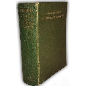 FREUD- WSTĘP DO PSYCHOANALIZY wyd.1 z  1935