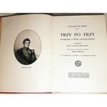 FREDRO- TRZY PO TRZY. Pamiętniki z epoki napoleońskiej, wyd. 1917r.